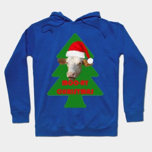 Moo-ry christmas Hoodie